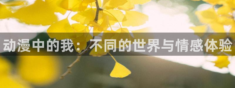 樱花动漫天堂：动漫中的我：不同的世界与情感体验