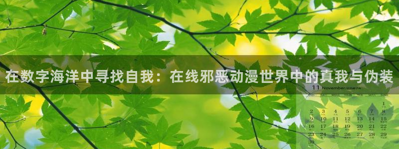 下载动漫天堂：在数字海洋中寻找自我：在线邪恶动漫世界中的真我与伪装